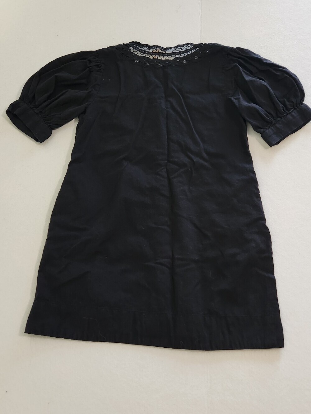 Free People Black Mini Dress with Button Front And Pockets Size Xsmall - Picture 4 of 9